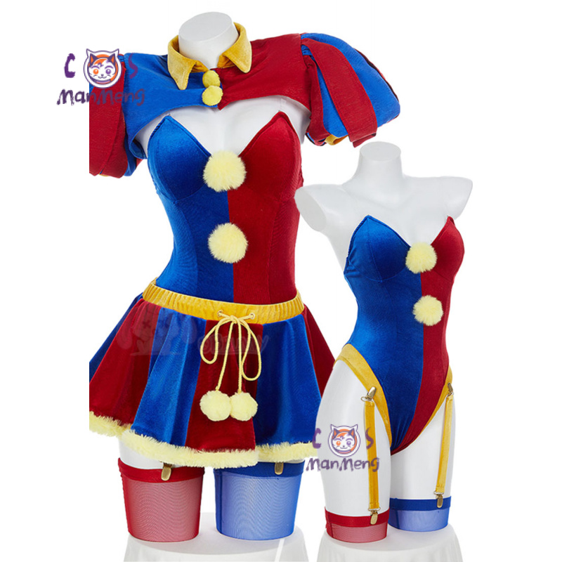 Anime Cosplay Jumpsuit - Anime Erstaunlicher Joker Mädchen Digitaler Zirkus