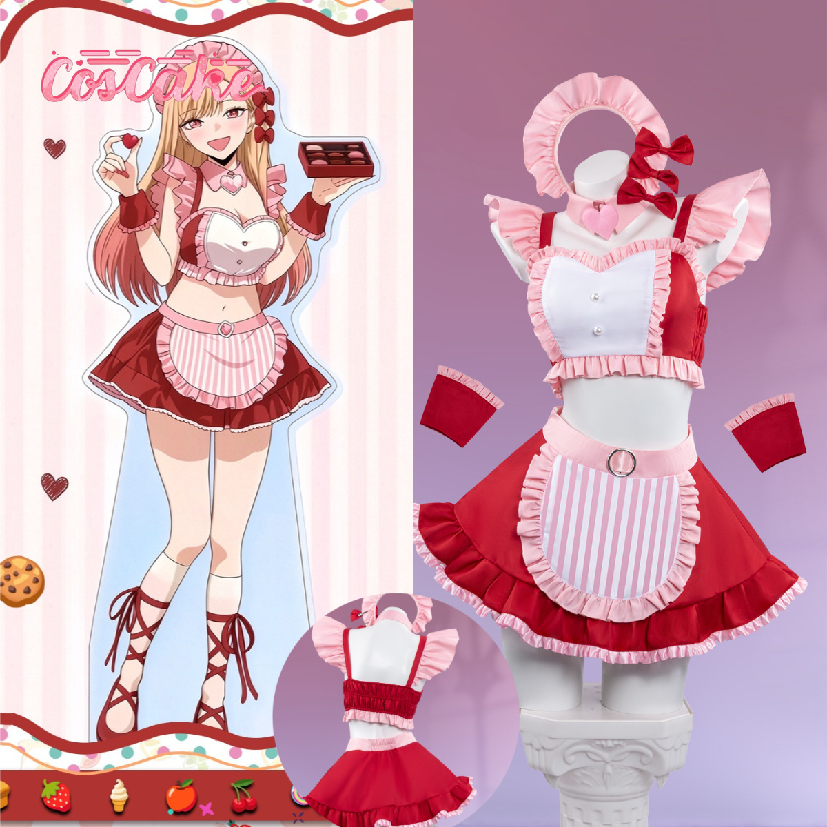 Kitagawa Anime Cosplay - My Dress-Up Darling Marin Kitagawa Cosplay-Kostüm,