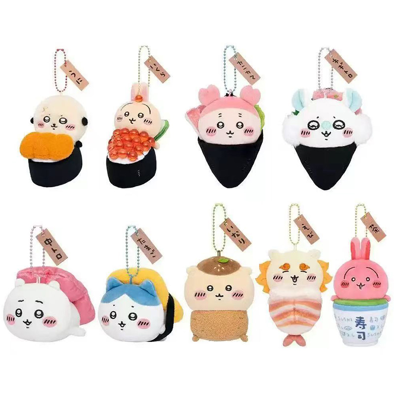 Anime Cosplay Couple - 12cm Chiikawa Sushi Kostüm-Serie Plüschtier Cartoon