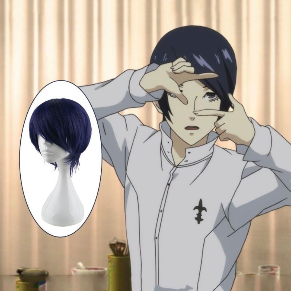 Kitagawa Anime Cosplay - Persona 5 Fox Yusuke Kitagawa Cosplay-Perücke,