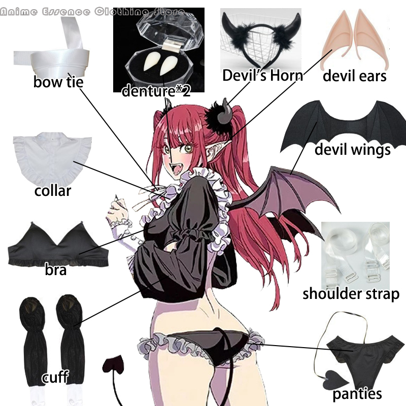 Anime Rizu Kyun Cosplay Kostüm – Kitagawa Anime Cosplay Bewertung und Preis