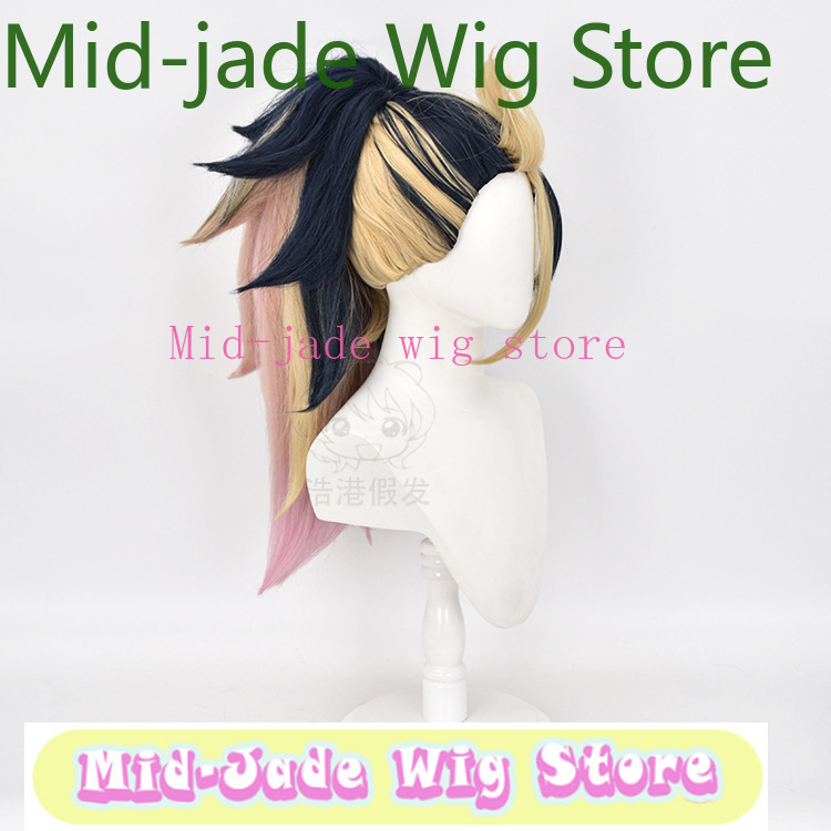LOL KDA Akali Cosplay-Perücke, – Anime Cosplay Blue Hair Bewertung und Preis