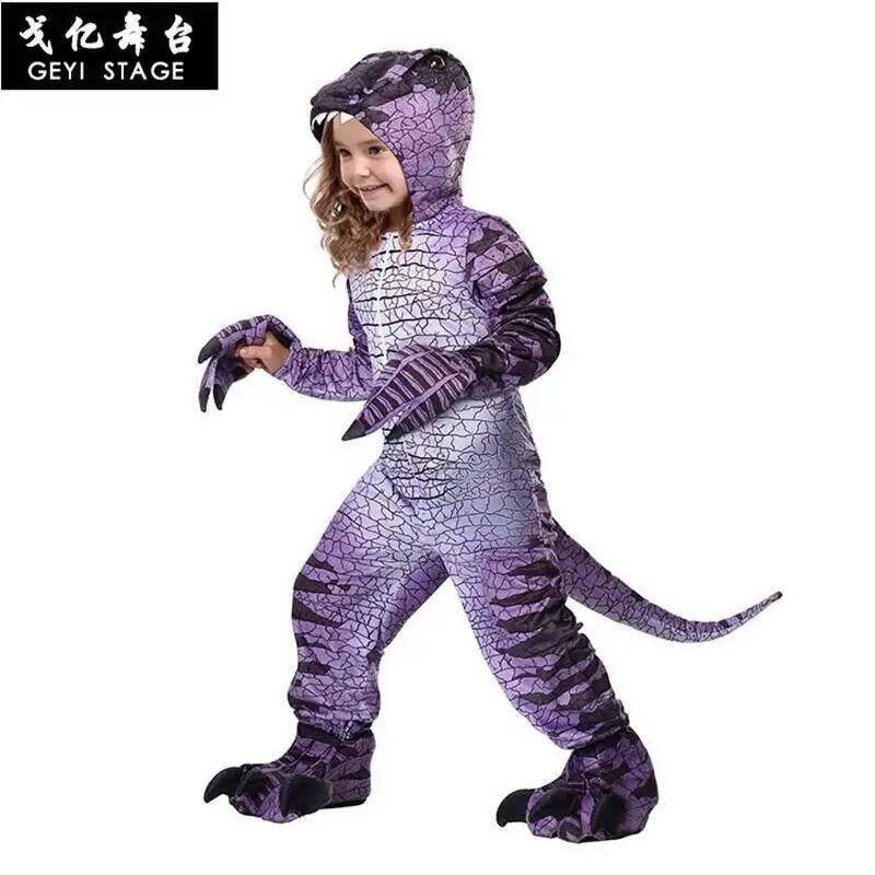 Raptor Halloween Neuheit: Lila – Anime Cosplay Jumpsuit Bewertung und Preis