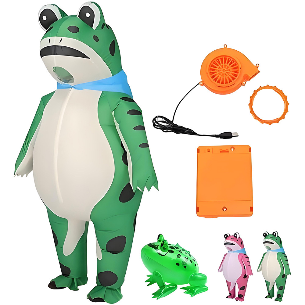 ZOETOPKID Aufblasbares Frosch- – Anime Cosplay Jumpsuit Bewertung und Preis